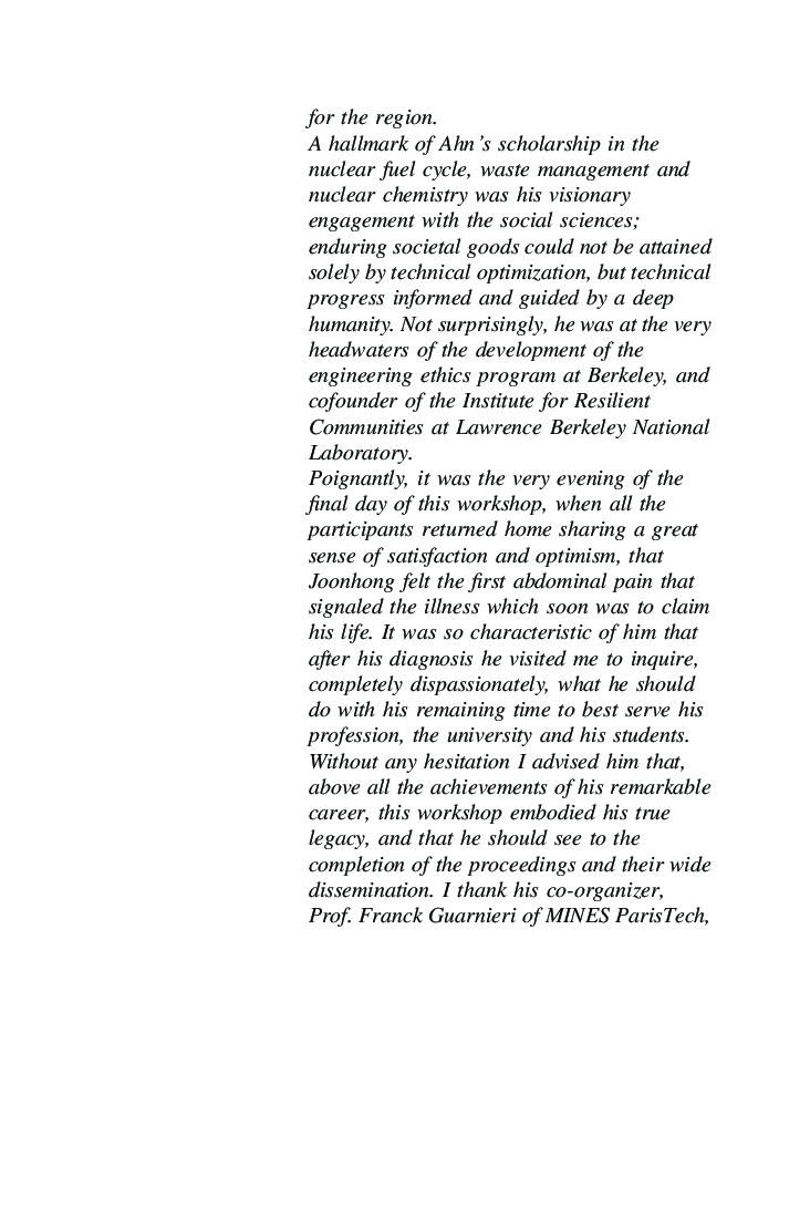 Resilience: A New Paradigm Of Nuclear Safety - Page 4