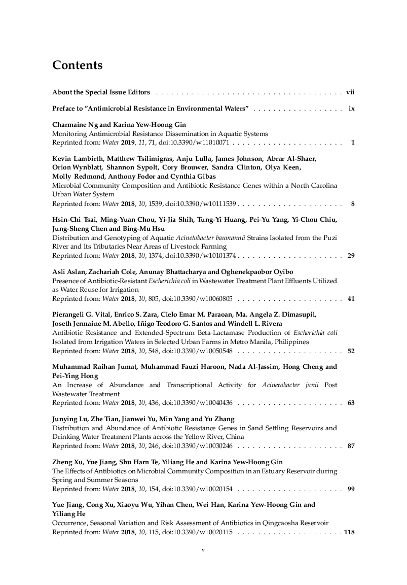 Antimicrobial Resistance In Environmental Waters 2003 - Page 4