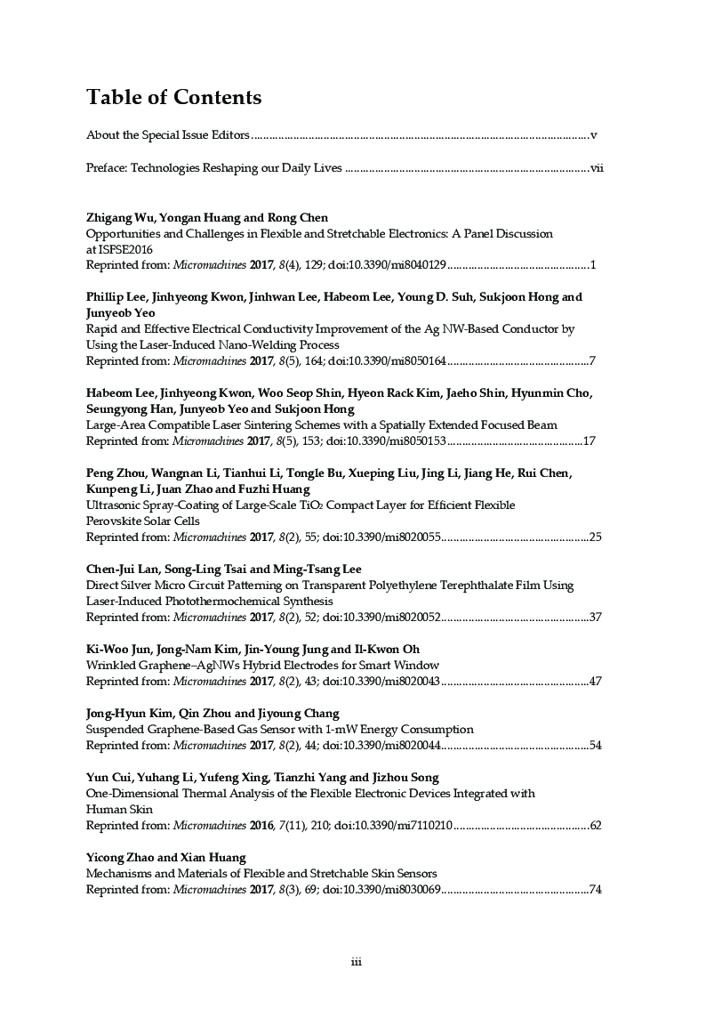 Flexible And Stretchable Electronics - Page 2