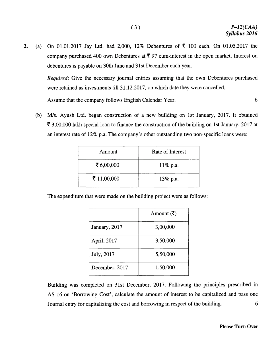 CMA Intermediate Group II Syllabus-2016 (Company Accounts And Audit Paper- 12  Question Paper With Solution)-June 2018 - Page 4