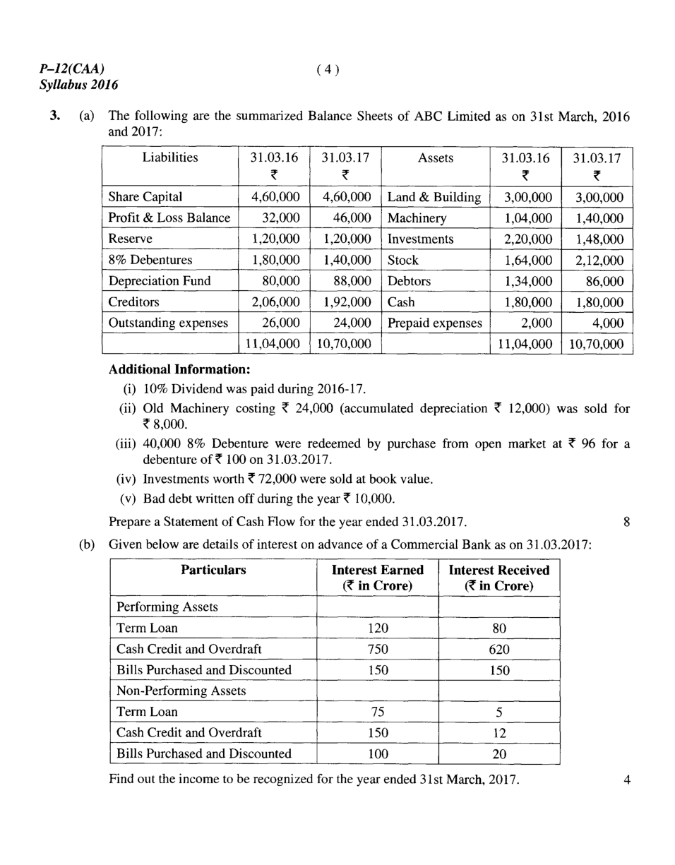 CMA Intermediate Group II Syllabus-2016 (Company Accounts And Audit Paper- 12  Question Paper With Solution)-June 2018 - Page 5