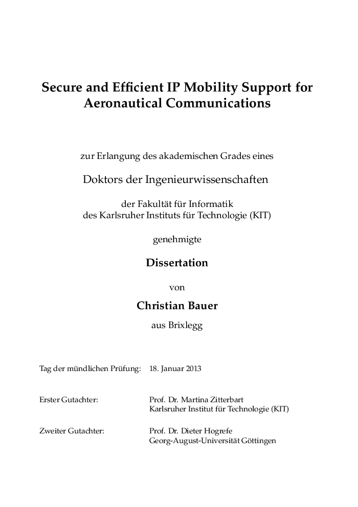 Secure And Efficient IP Mobility Support For Aeronautical Communications - Page 4