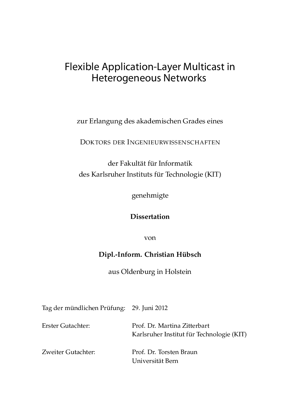 Flexible Application-Layer Multicast In Heterogeneous Networks - Page 4