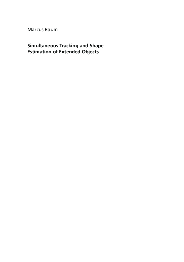 Simultaneous Tracking And Shape Estimation Of Extended Objects - Page 2