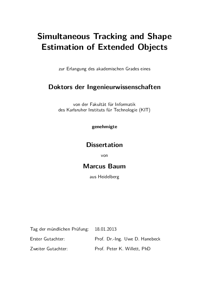 Simultaneous Tracking And Shape Estimation Of Extended Objects - Page 4