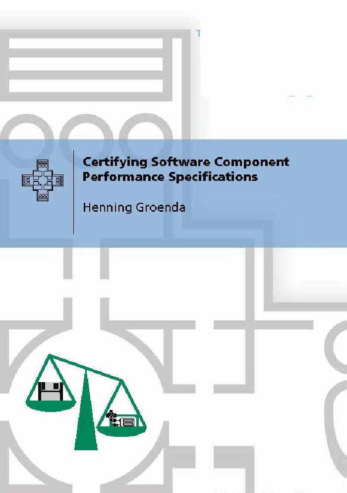 Certifying Software Component Performance Specifications - Page 1