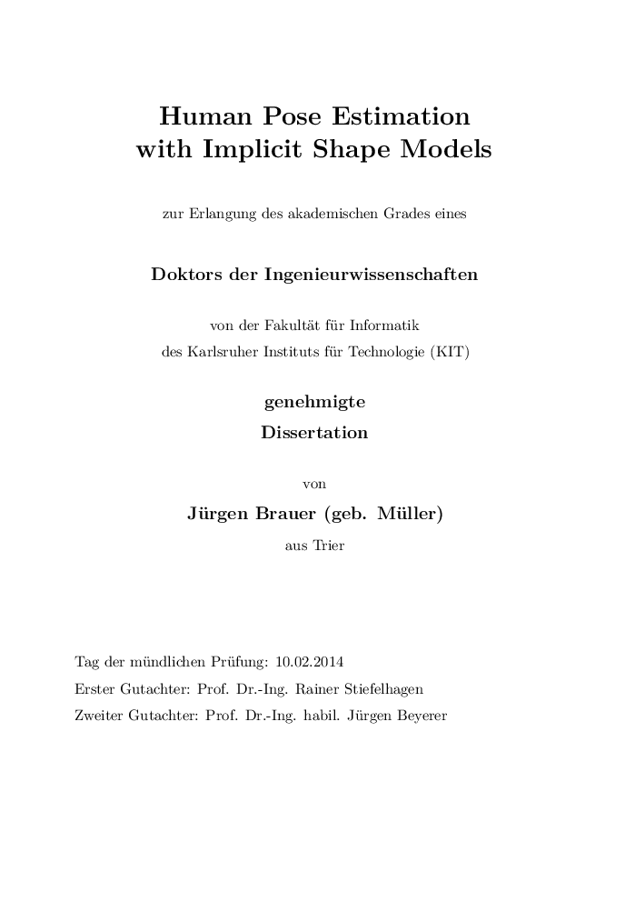 Human Pose Estimation With Implicit Shape Models - Page 4