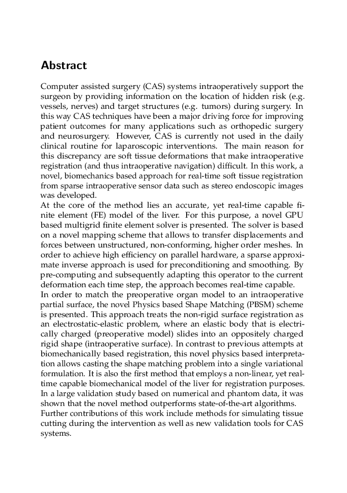 Real-Time Biomechanical Modeling For Intraoperative Soft Tissue Registration - Page 5