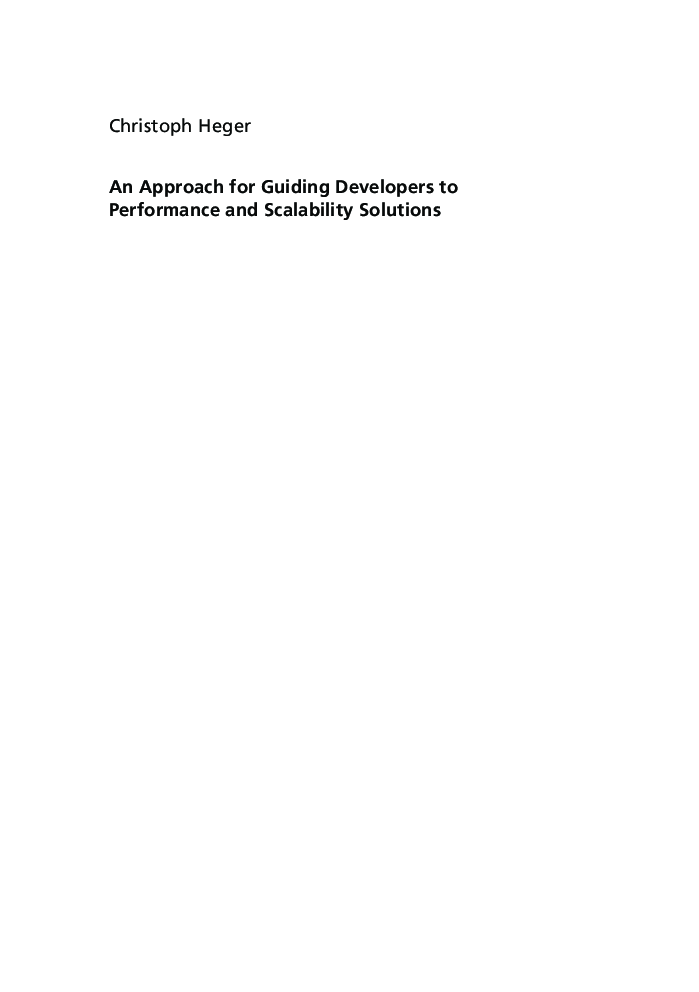An Approach For Guiding Developers To Performance And Scalability Solutions - Page 3