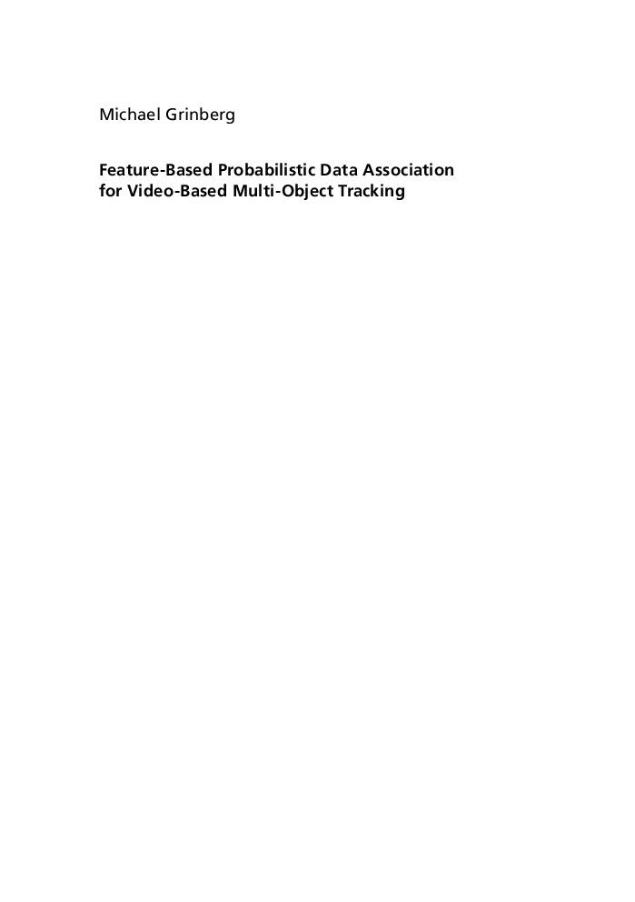 Feature-Based Probabilistic Data Association For Video-based Multi-Object Tracking - Page 3