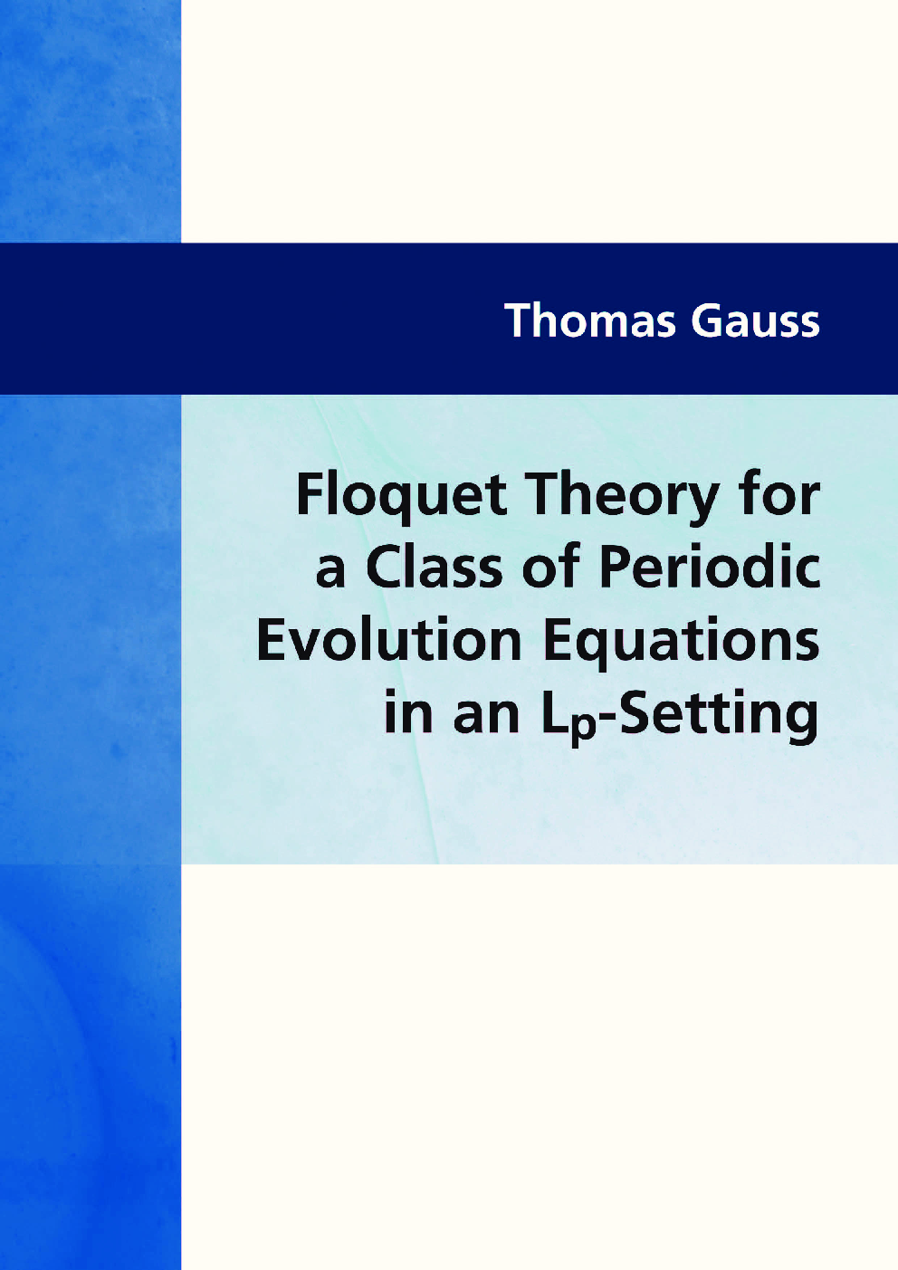 Floquet Theory For A Class Of Periodic Evolution Equations - Page 1