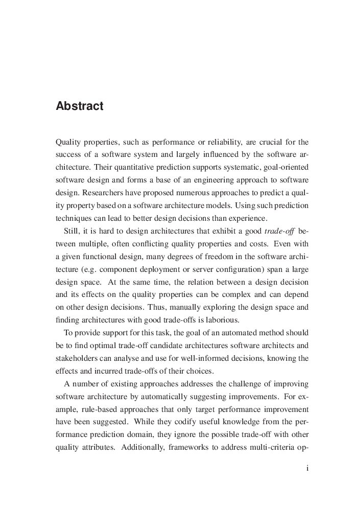 Automated Improvement Of Software Architecture Models - Page 4