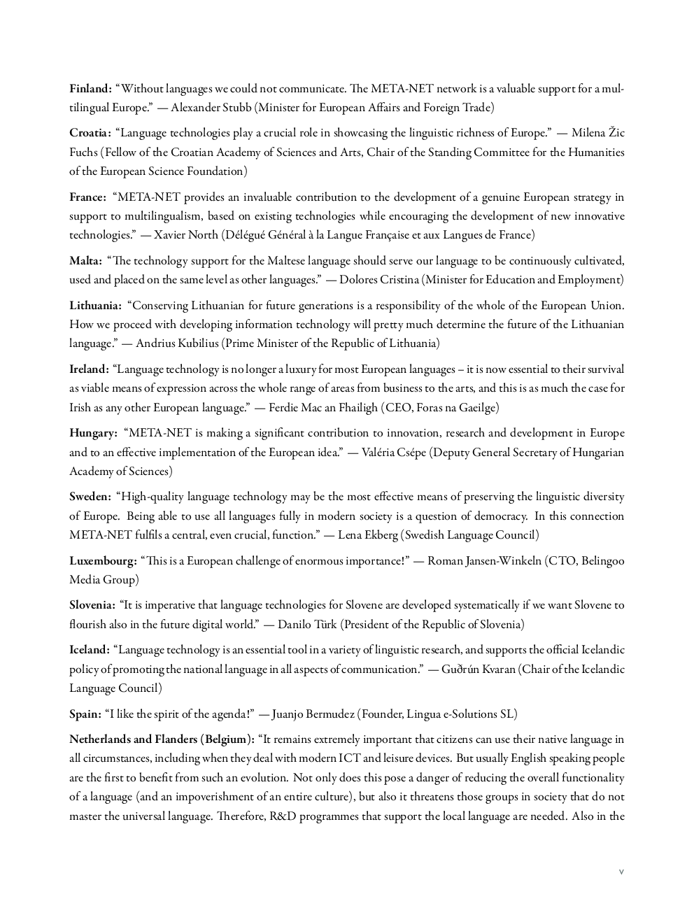 Strategic Research Agenda For Multilingual Europe 2020 - Page 4