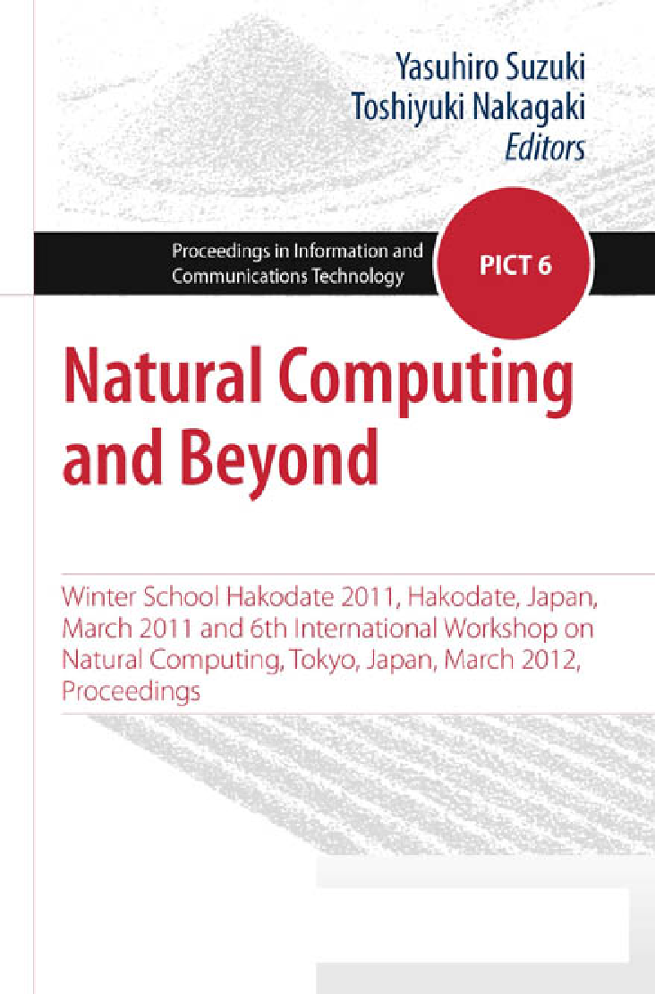 Natural Computing And Beyond II - Page 1
