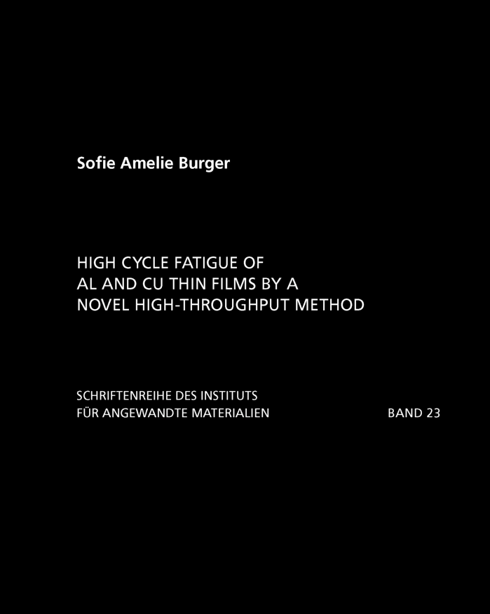 High Cycle Fatigue Of Al And Cu Thin Film - Page 1