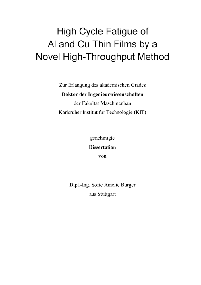 High Cycle Fatigue Of Al And Cu Thin Film - Page 3