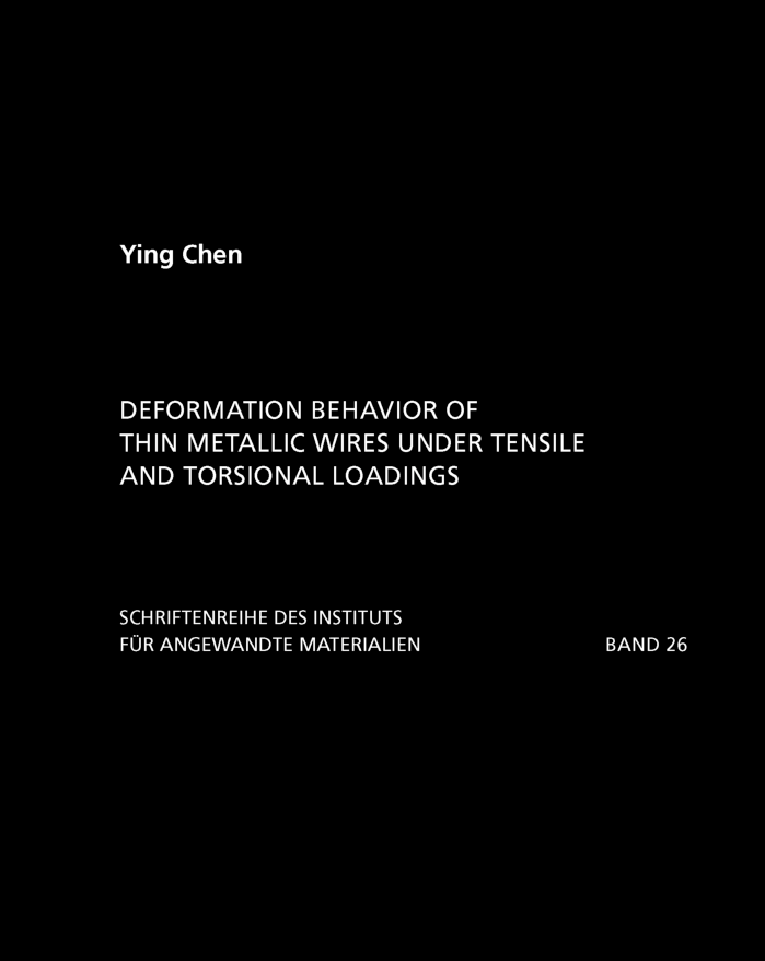 Deformation Behavior Of Thin Metallic Wires Under Tensile - Page 1