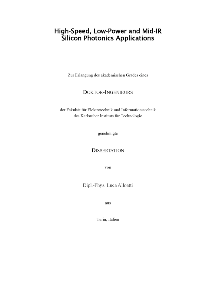 High Speed Low Power And Mide Ir Silicon Photonics Applications - Page 2