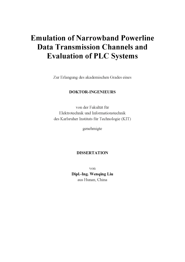 Emulation Of Narrowband Powerline Data Transmission - Page 2