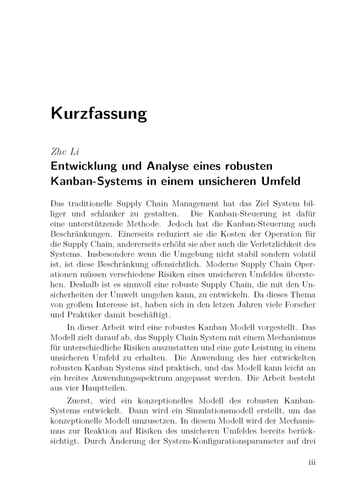 Design And Analysis Of Robust Kanaban System - Page 4