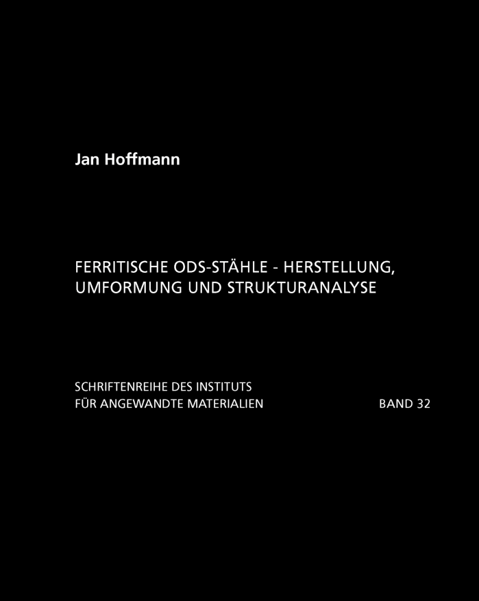 Ferritische ODS Stahle Herstellung Unformung Und Strukturanalyse - Page 1