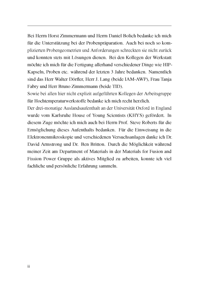 Ferritische ODS Stahle Herstellung Unformung Und Strukturanalyse - Page 4