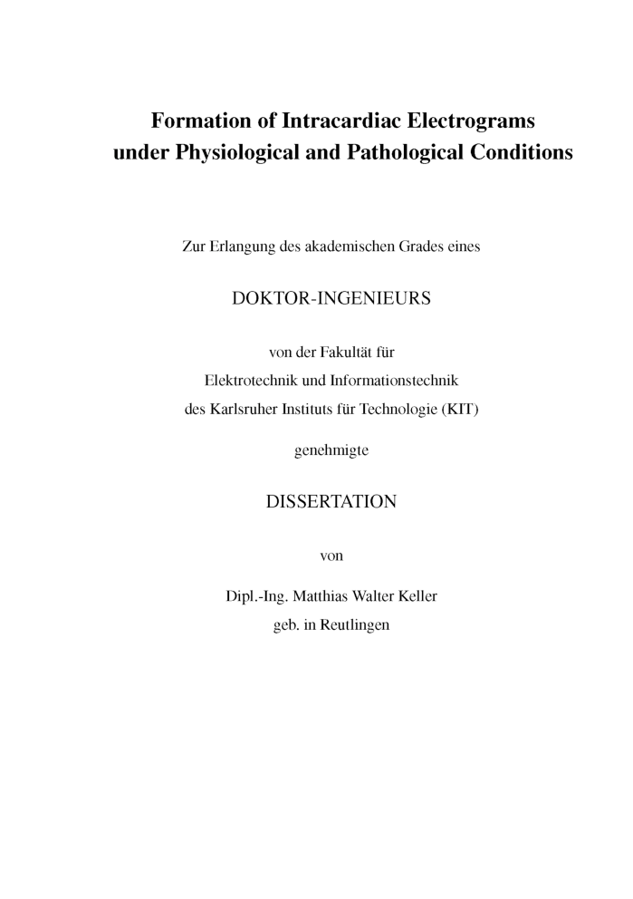 Formation Of Intracardiac Electrograms Under Physiological - Page 2