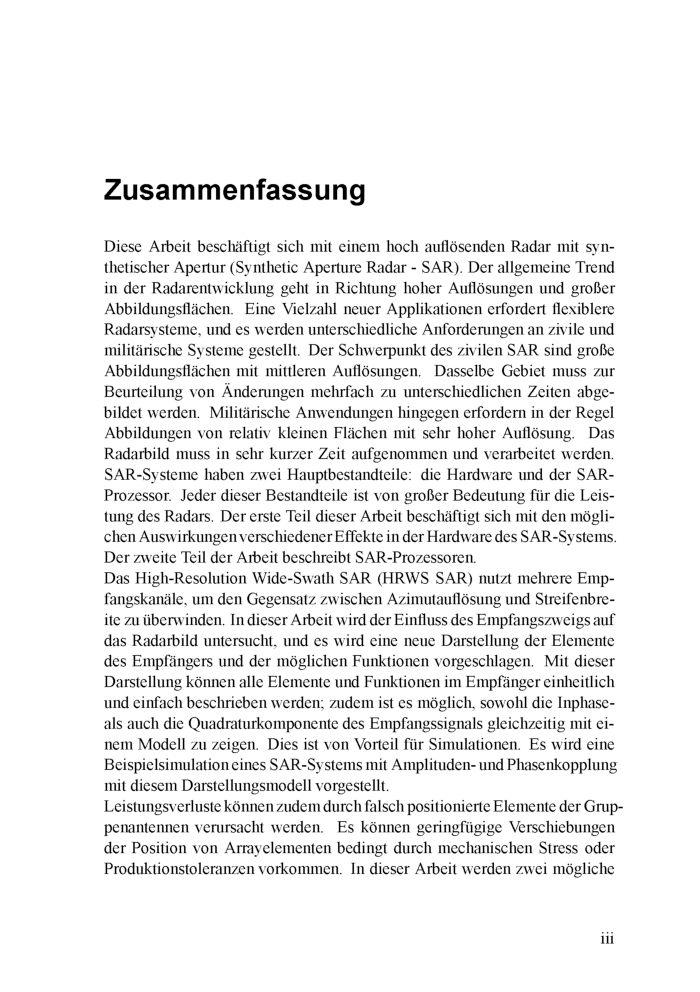 Highly Resolved Synthetic Aperture Radar With Beam Steering - Page 4