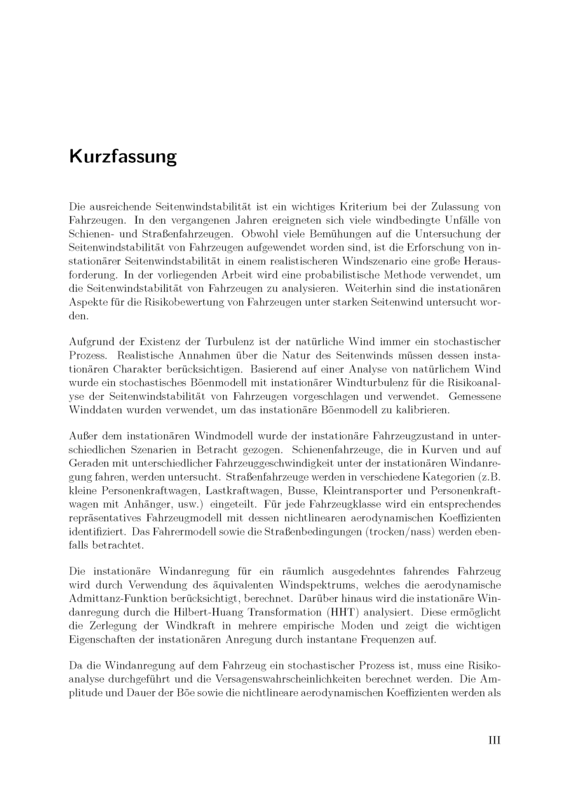 Crosswind Stability Of Vehicles Under Nonstationary Wind Excitation - Page 4