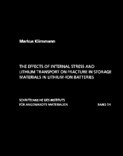 The Effects Of Internal Stress And Lithium Transport On Fracture In Storage  - Page 1