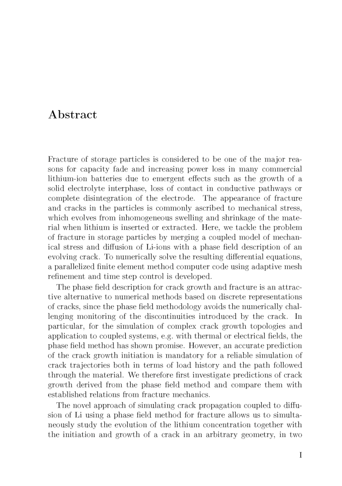 The Effects Of Internal Stress And Lithium Transport On Fracture In Storage  - Page 3