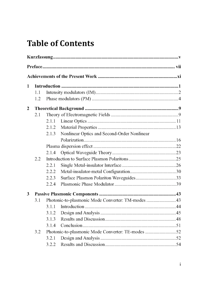 Active And Passive Plasmonic Devices For Optical Communications - Page 2