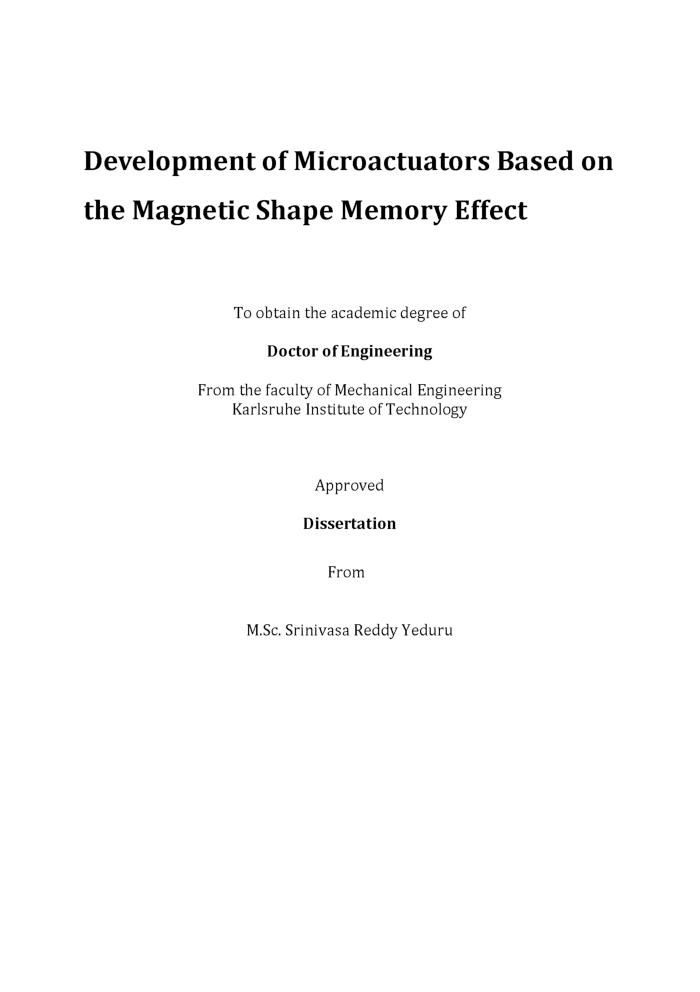 Development Of Microactuators Based On Magnetic Shape Memory Effect - Page 2