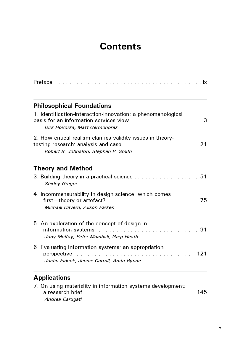 Information Systems Foundations : The role Of Design Science - Page 5