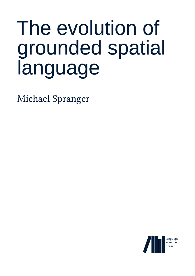 The Evolution Of Grounded Spatial Language - Page 2
