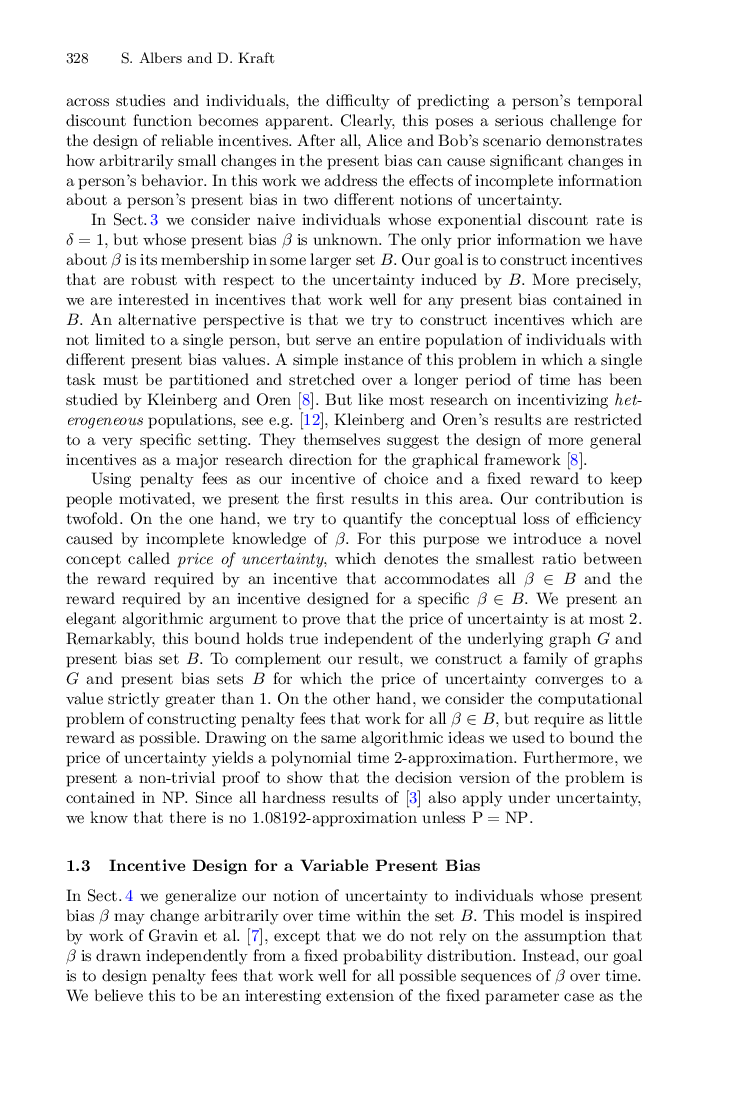 The Price Of Uncertainty In Present-Biased Planning - Page 5