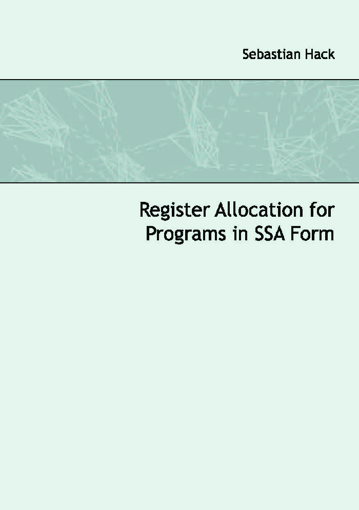 Register Allocation For Programs In SSA Form - Page 1
