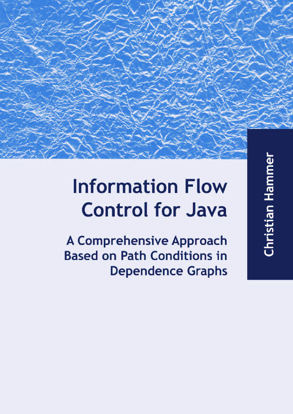 Information Flow Control For Java - Page 1