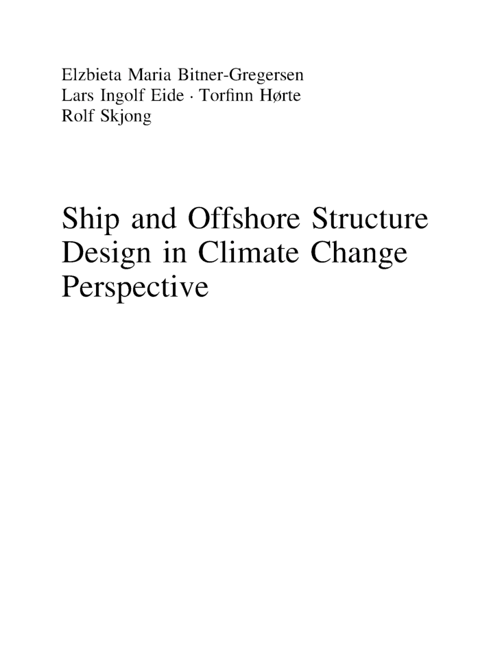 Ship And Offshore Structure Design In Climate Change - Page 3