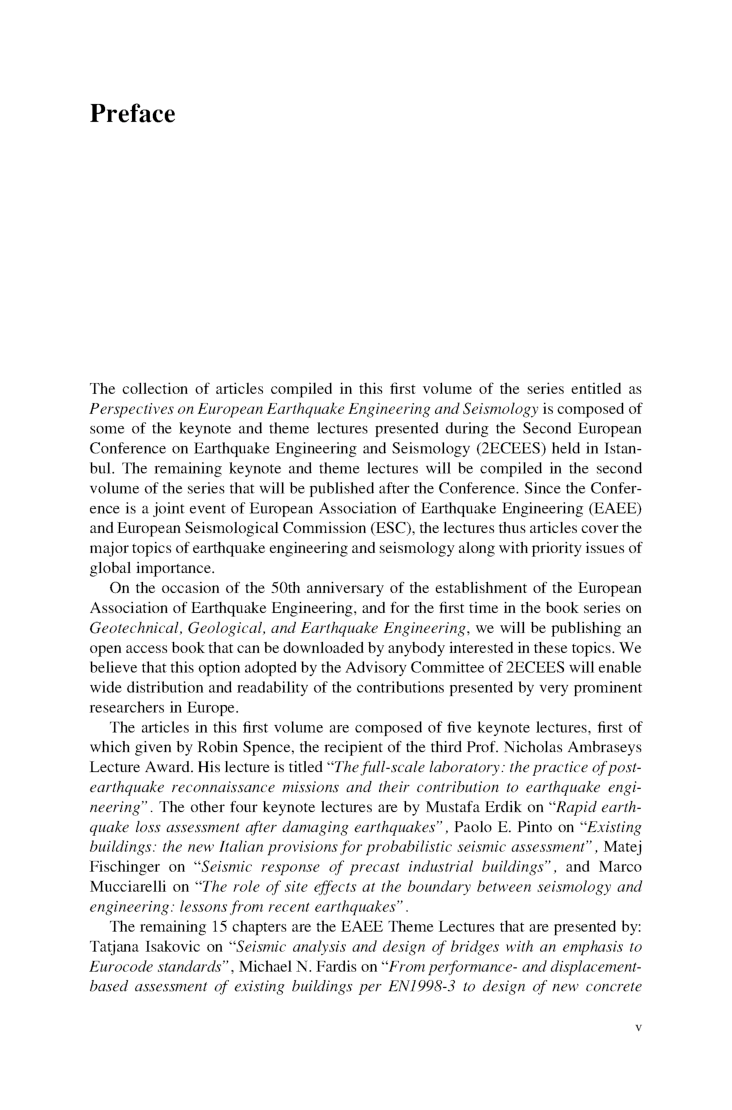 Perspectives On European Earthquake Engineering and Seismology - Page 5