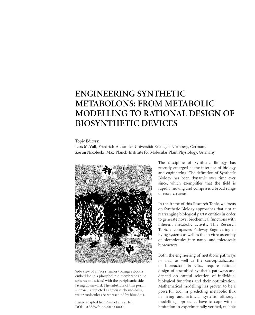 Engineering Synthetic Metabolons From Metabolic Modelling To Rational Design - Page 2