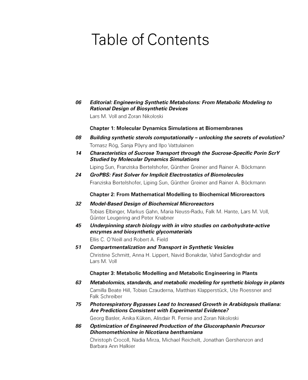 Engineering Synthetic Metabolons From Metabolic Modelling To Rational Design - Page 3