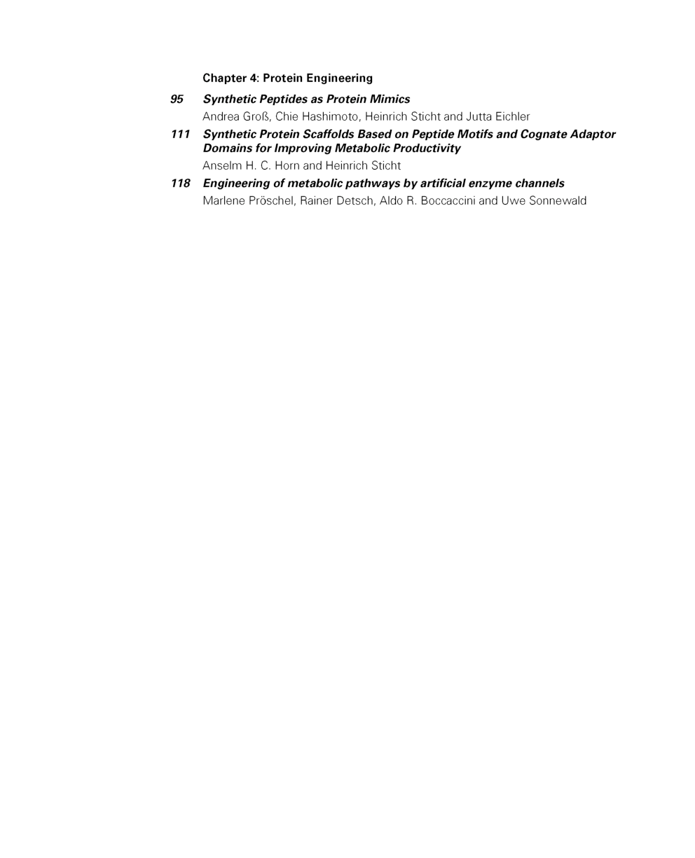Engineering Synthetic Metabolons From Metabolic Modelling To Rational Design - Page 4