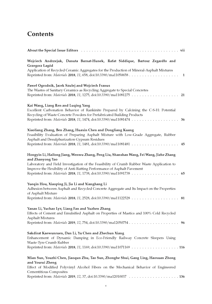 Environmet Friendly Construction Materials Volume I - Page 4