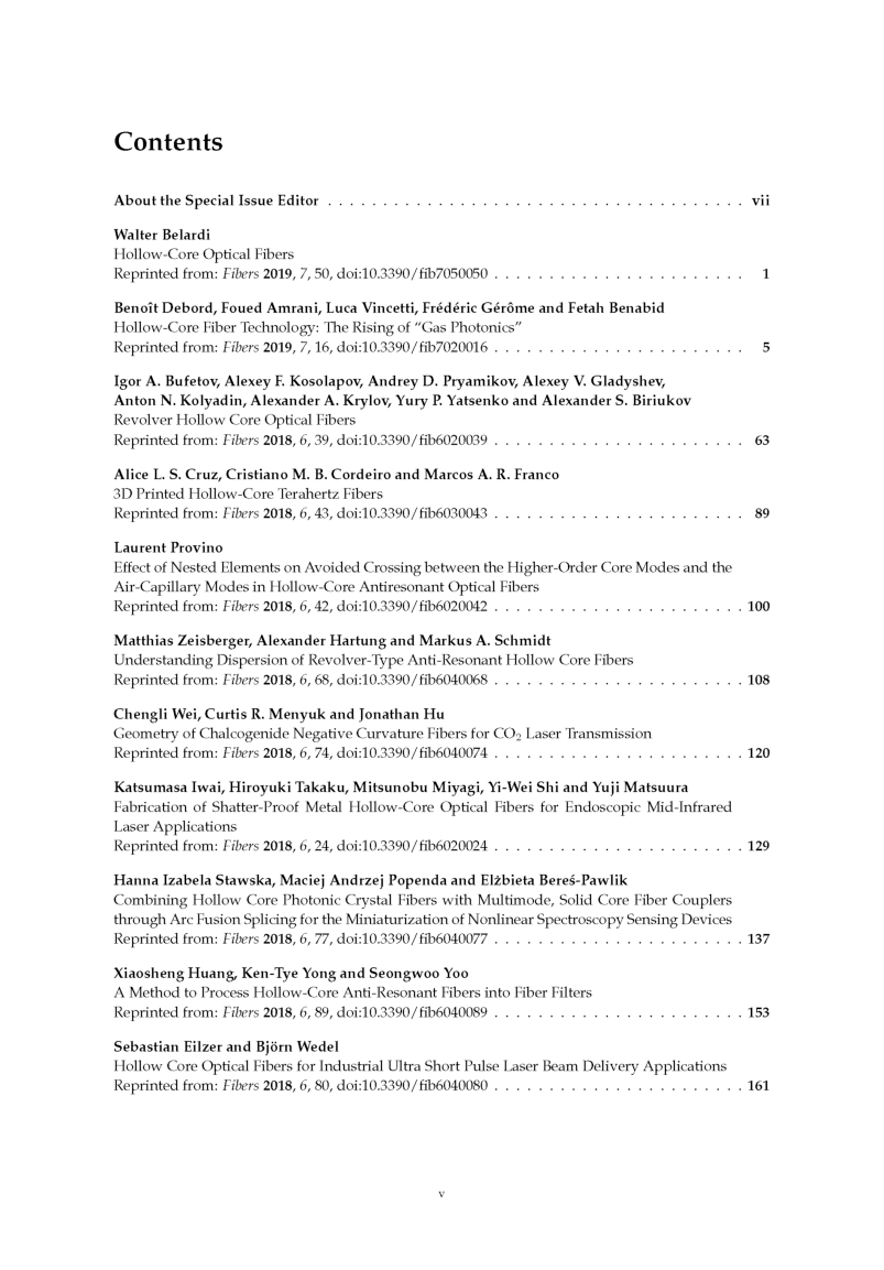 Hollow Core Optical Fibers - Page 2