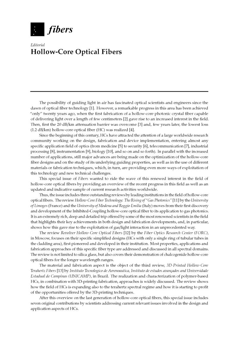 Hollow Core Optical Fibers - Page 4
