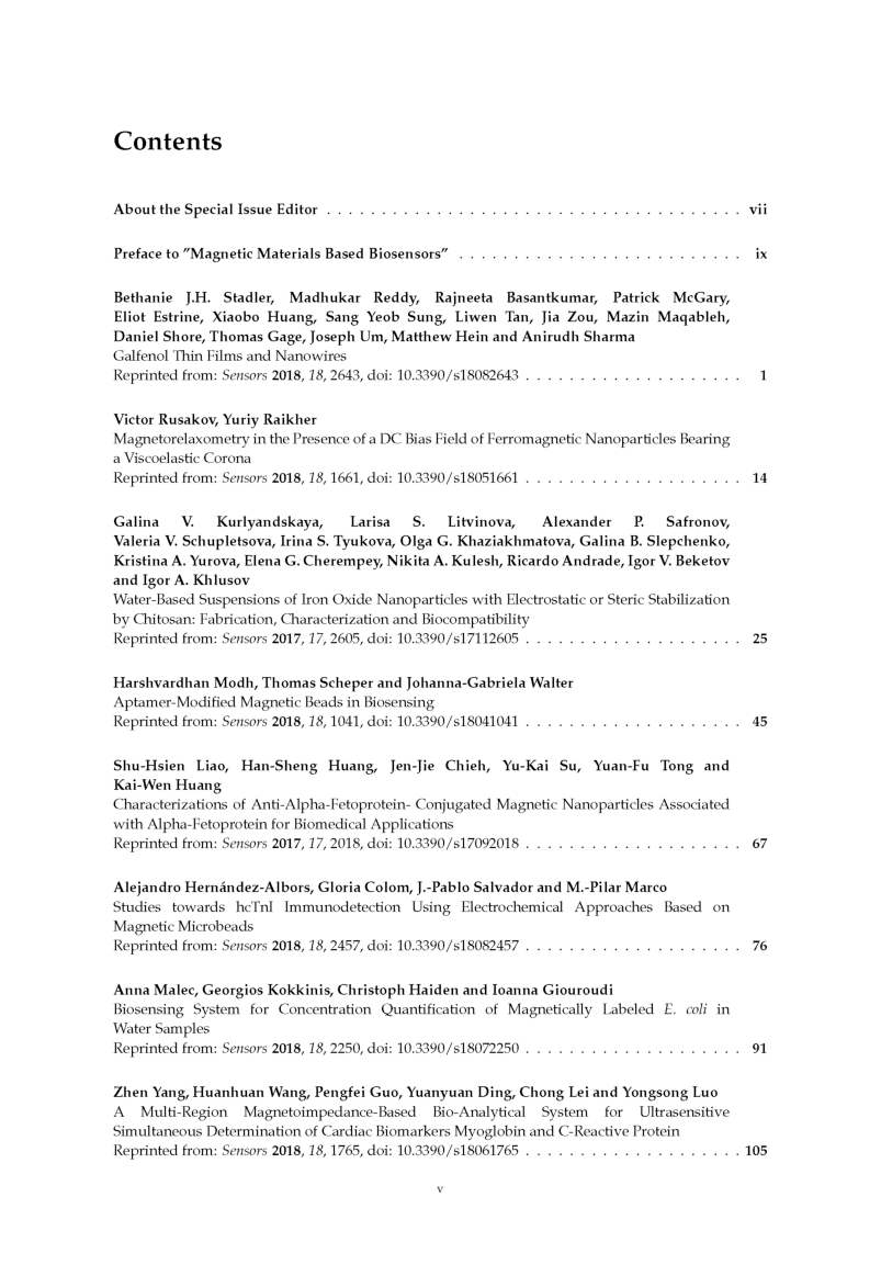 Magnetic Materials Based Biosensors - Page 2