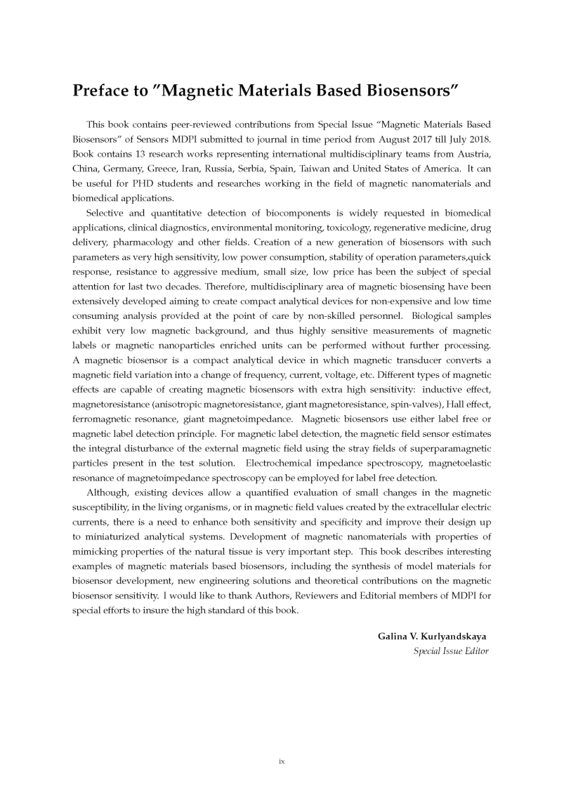 Magnetic Materials Based Biosensors - Page 5