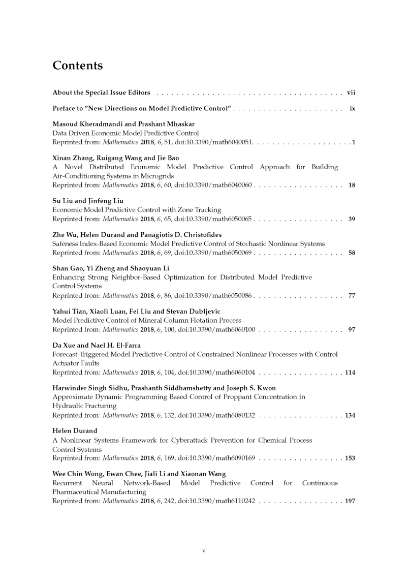 New Directions On Model Predictive Control - Page 2