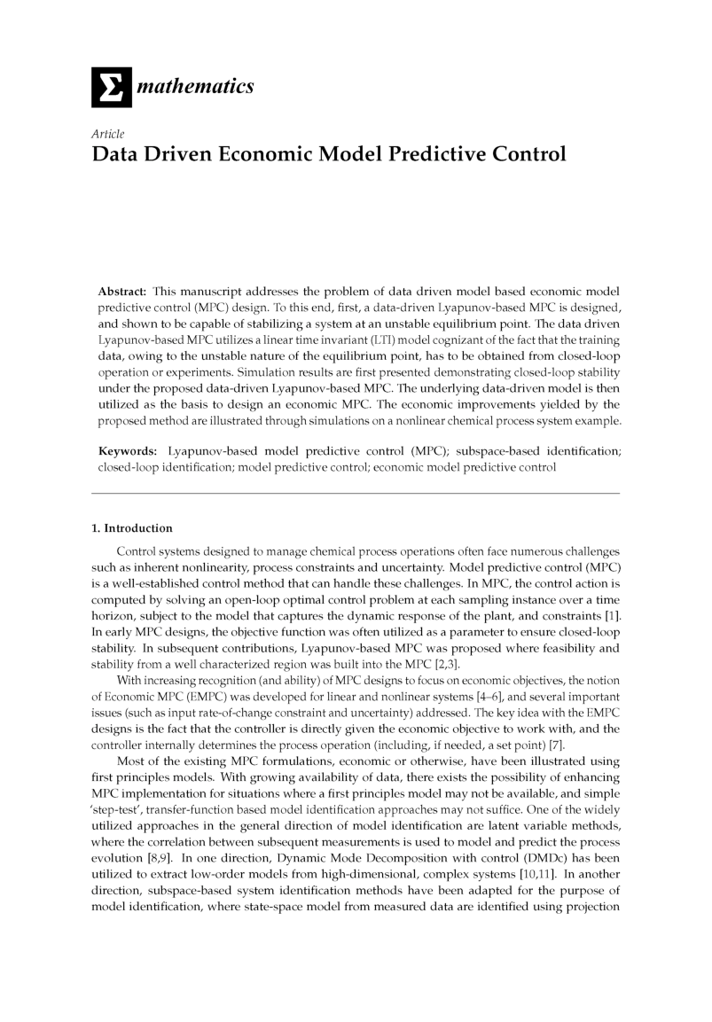 New Directions On Model Predictive Control - Page 5